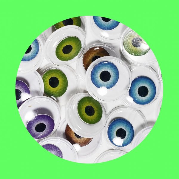 Googly Eyes Ass Colours 15mm