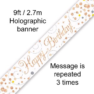 Banner Sparkling Fizz Rose Gold HB