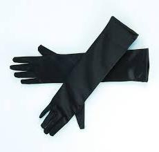 Gloves Long Black