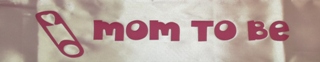 Sash Material Mom to Be Pink