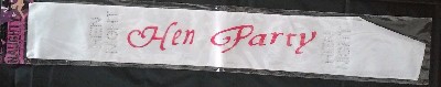 Sash Satin Bride To Be White Diamonds