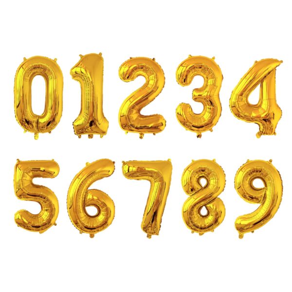 Foil Number Balloons
